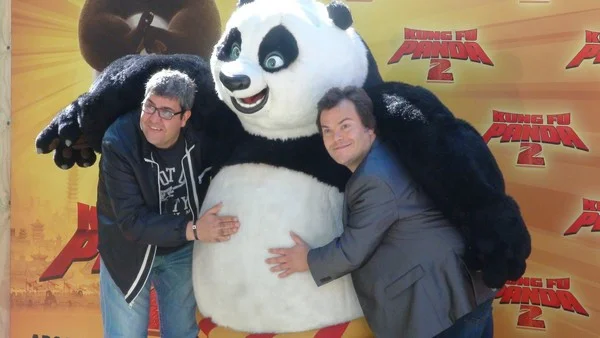Jack Black &amp;amp; Florentino Fernandez @ Zoo Madrid