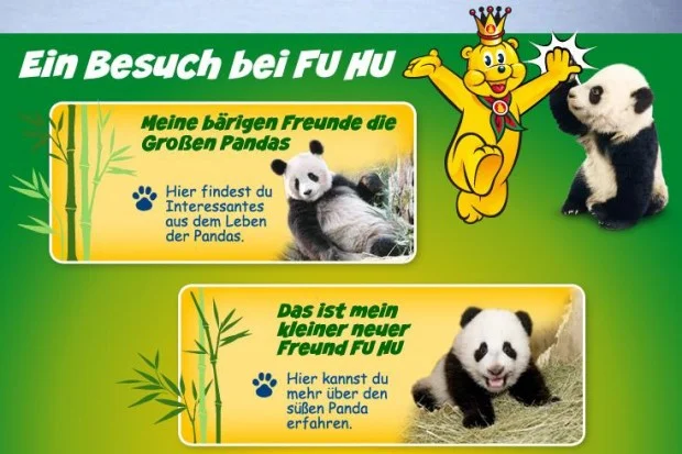 Pom-Bär visits Fu Hu