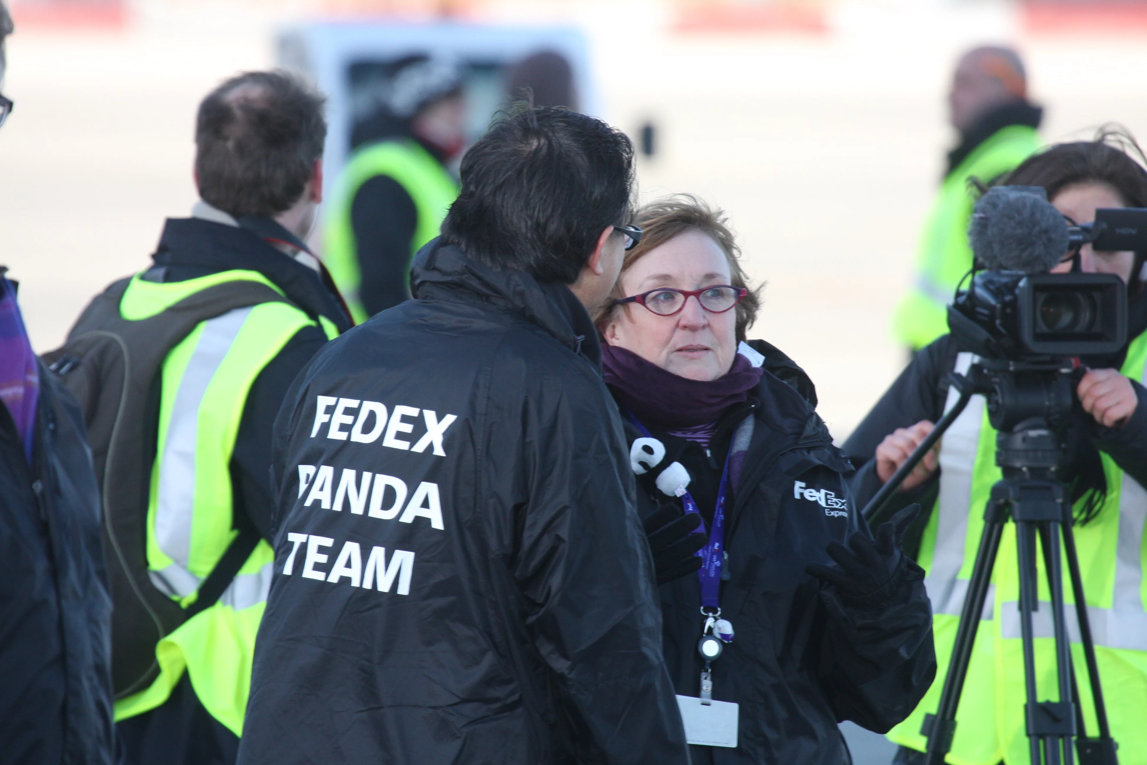 Huan Huan &amp; Yuan Zi arrive in France